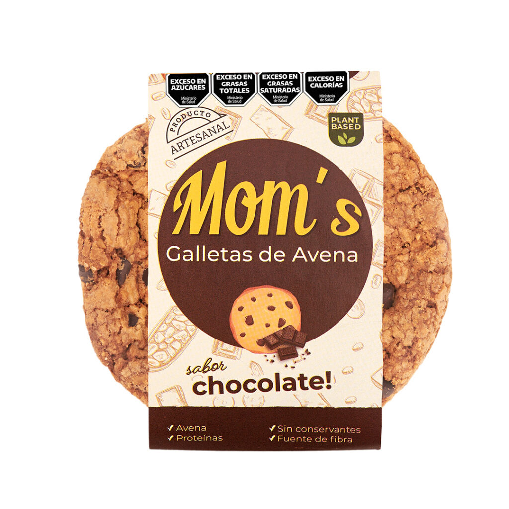 Galleta de avena y chispas de chocolate paquete 1080px